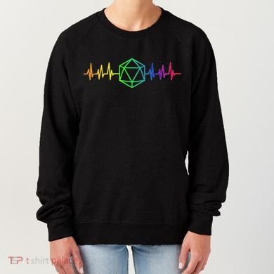 DnD D20 Life Pulse Rainbow Women's Sweatshirt