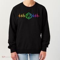 DnD D20 Life Pulse Rainbow Women's Sweatshirt thumb 0