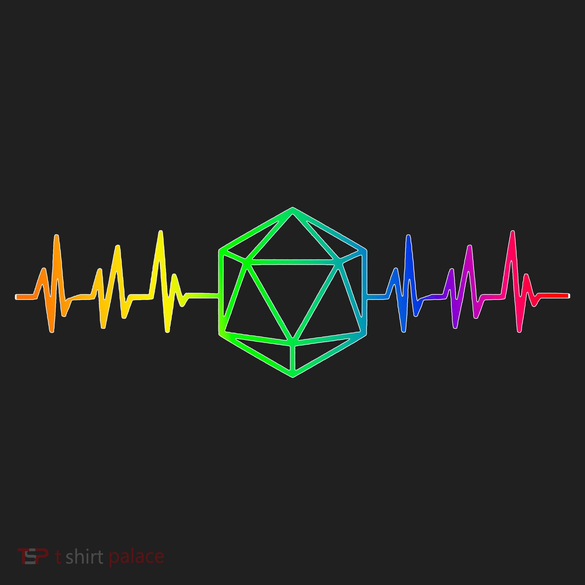 DnD D20 Life Pulse Rainbow Tumbler