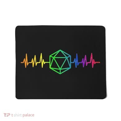 DnD D20 Life Pulse Rainbow Mousepad