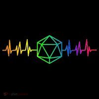 DnD D20 Life Pulse Rainbow Mousepad thumb 1