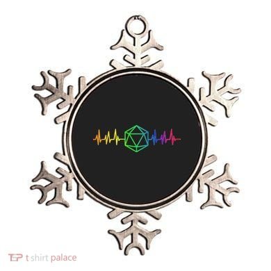 DnD D20 Life Pulse Rainbow Ornament