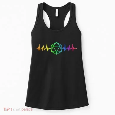 DnD D20 Life Pulse Rainbow Women's Tank Top