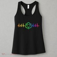 DnD D20 Life Pulse Rainbow Women's Tank Top thumb 3