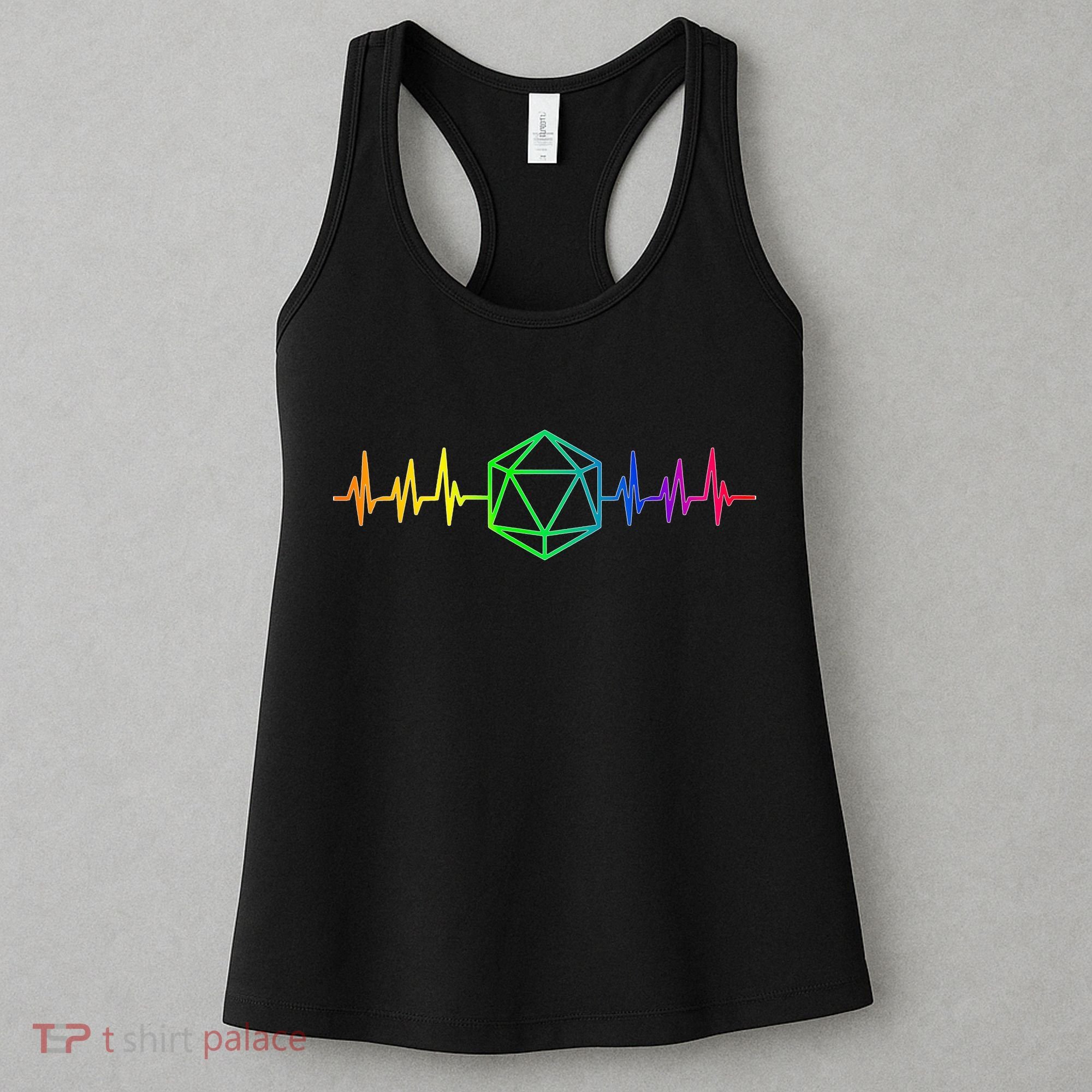 DnD D20 Life Pulse Rainbow Women's Tank Top