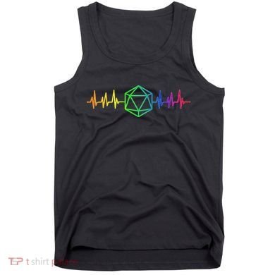 DnD D20 Life Pulse Rainbow Tank Top