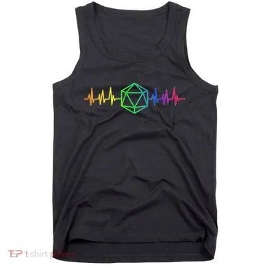 DnD D20 Life Pulse Rainbow Tank Top