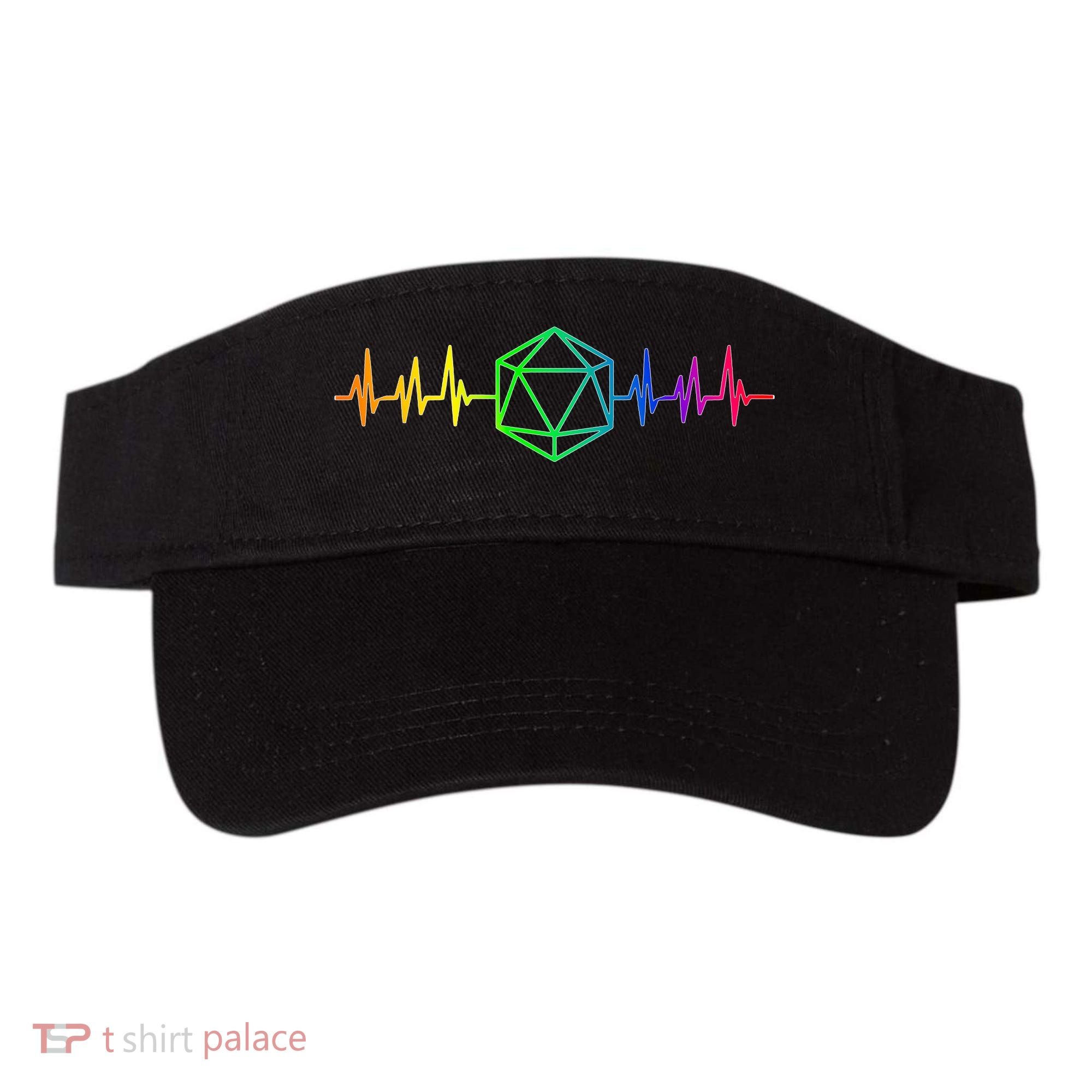 DnD D20 Life Pulse Rainbow Visor