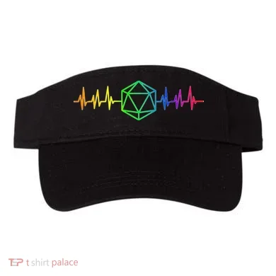 DnD D20 Life Pulse Rainbow Visor