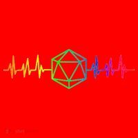 DnD D20 Life Pulse Rainbow Santa Hat thumb 1