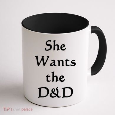 DnD Funny She Wants The D&D Coffee Mug back