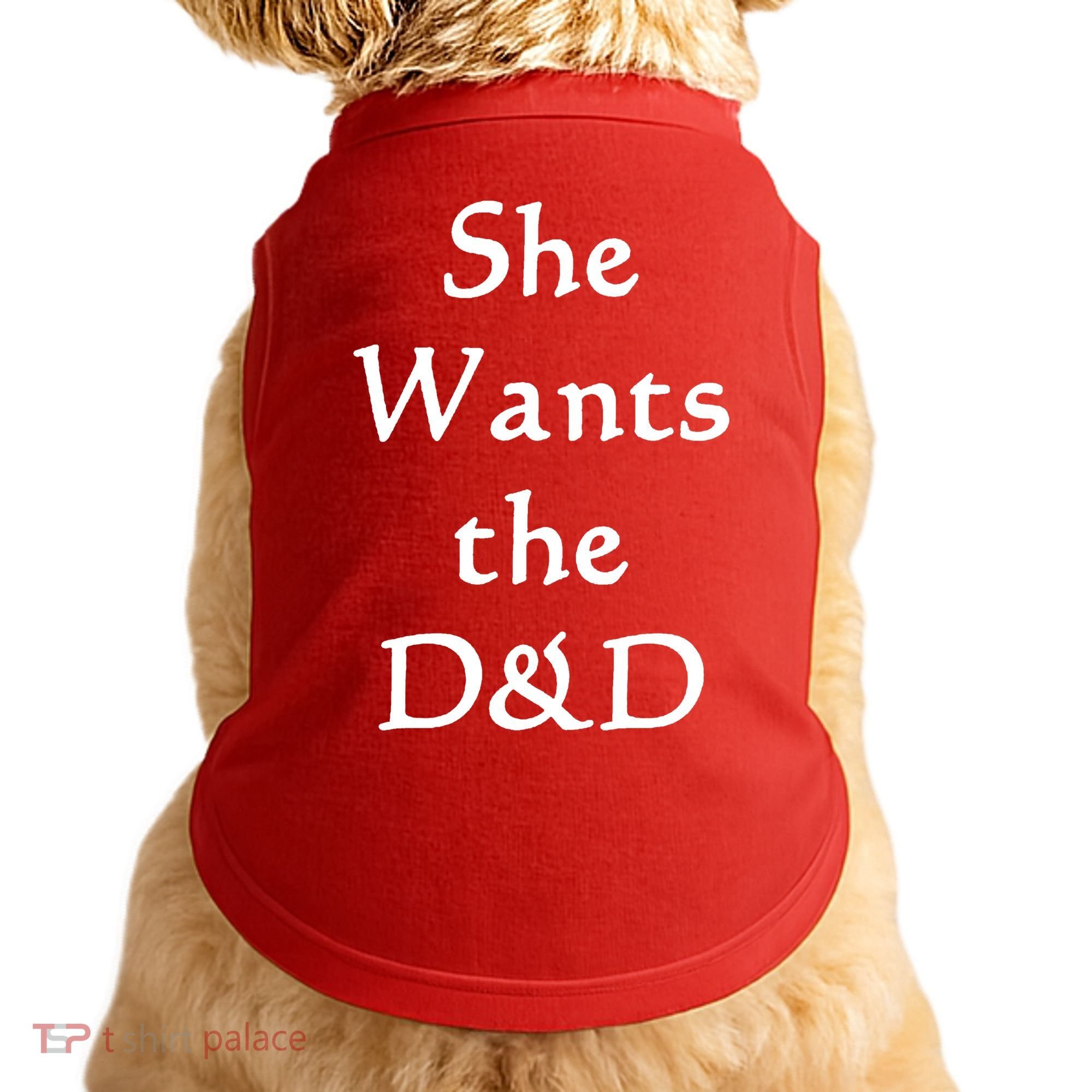 DnD Funny She Wants The D&D Doggie Tank