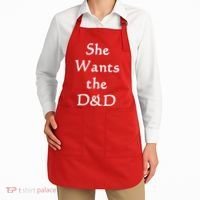 DnD Funny She Wants The D&D Apron thumb 2