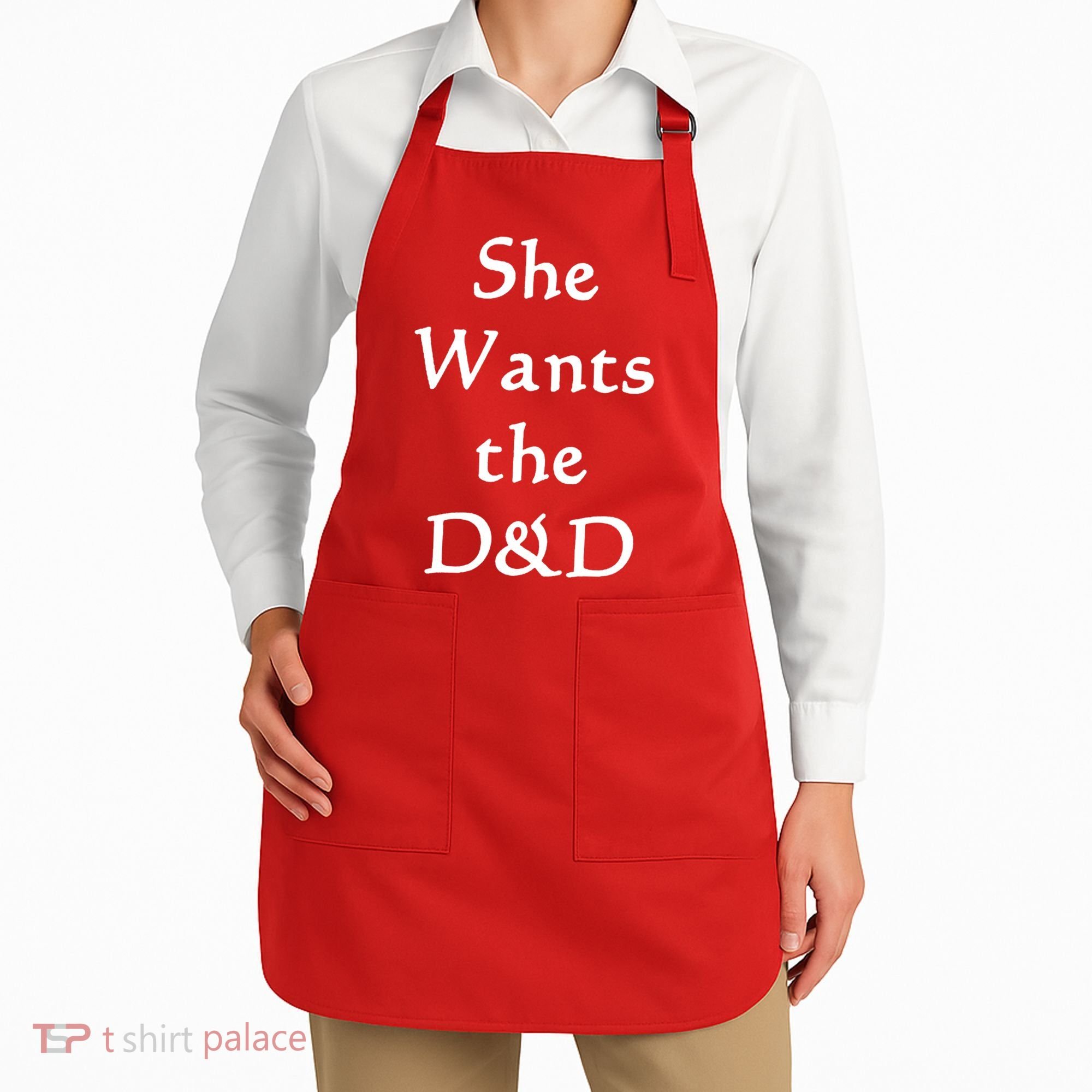DnD Funny She Wants The D&D Apron