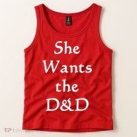 DnD Funny She Wants The D&D Tank Top thumb 2
