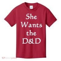 DnD Funny She Wants The D&D Kids T-Shirt thumb 0