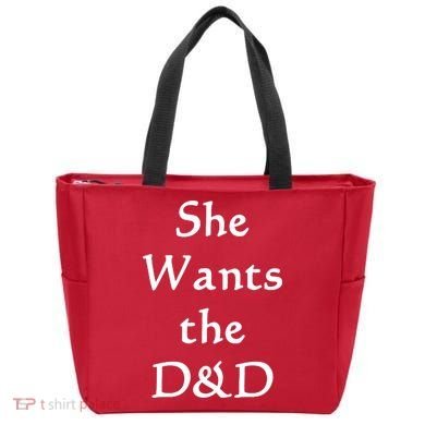DnD Funny She Wants The D&D Tote Bag
