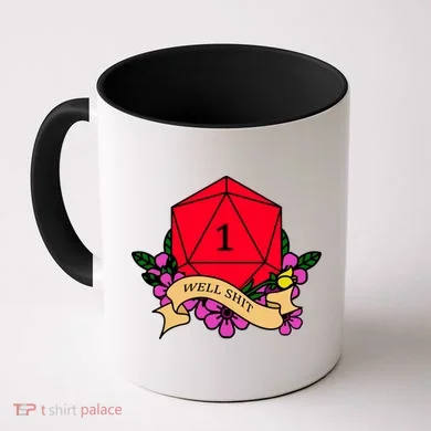 DND Well Shit Dice Game Coffee Mug