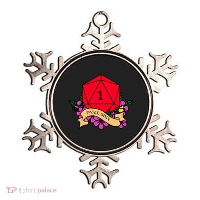 DND Well Shit Dice Game Ornament