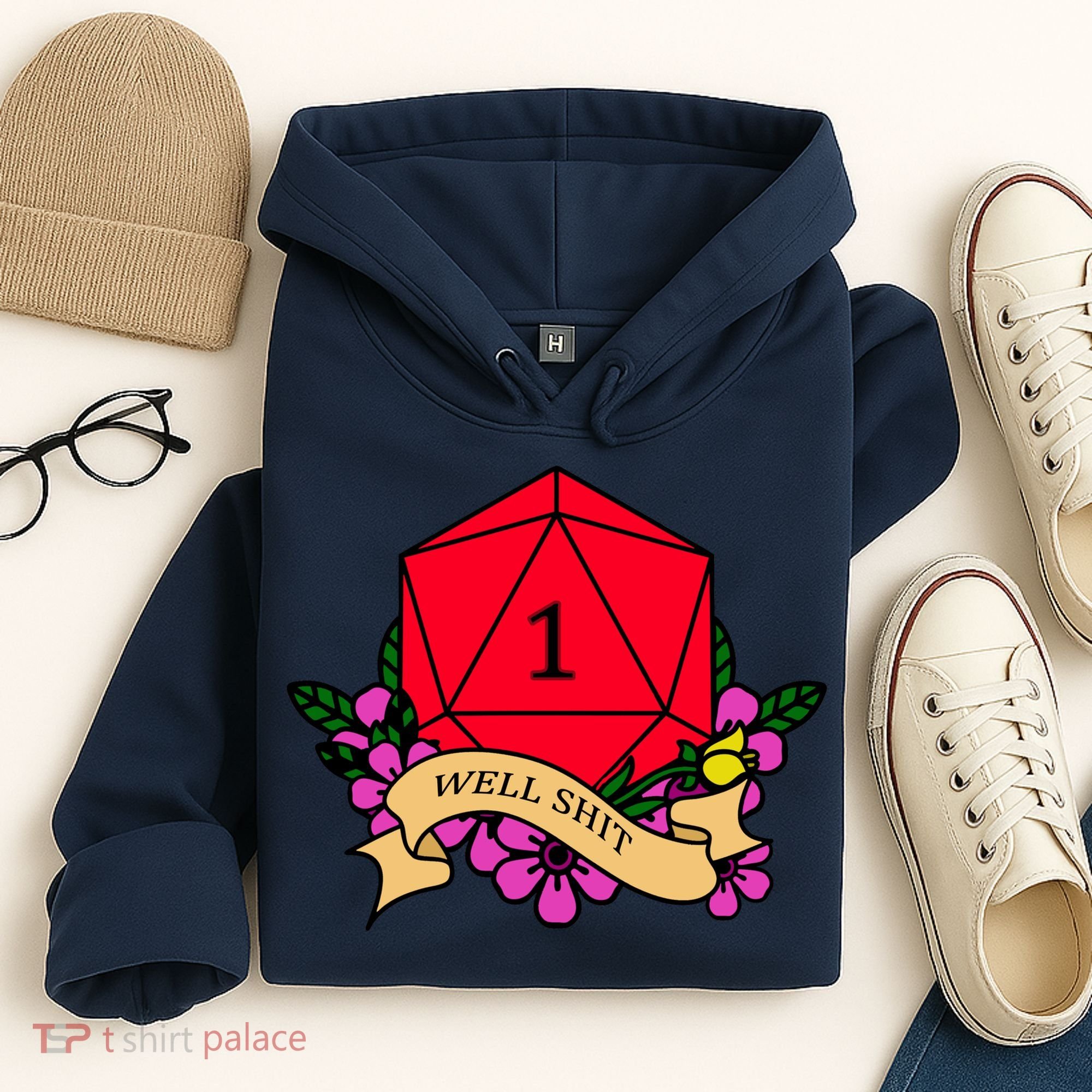 DND Well Shit Dice Game Hoodie