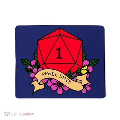 DND Well Shit Dice Game Mousepad