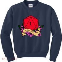DND Well Shit Dice Game Kids Sweatshirt thumb 0