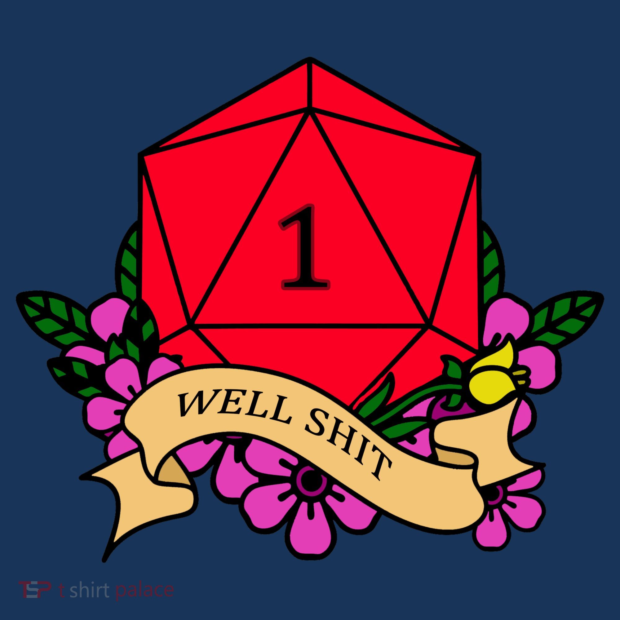 DND Well Shit Dice Game Kids Long Sleeve Shirt