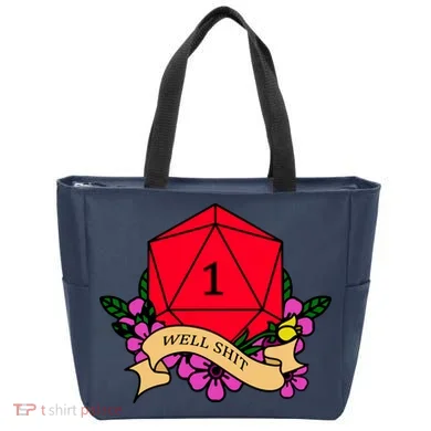 DND Well Shit Dice Game Tote Bag