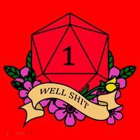 DND Well Shit Dice Game Santa Hat thumb 1
