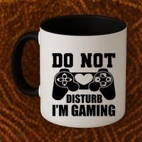 Do Not Disturb IM Gaming Late Night Gamer Game Mode Gear Gift Coffee Mug thumb 2