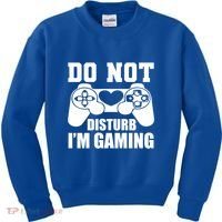 Do Not Disturb IM Gaming Late Night Gamer Game Mode Gear Gift Kids Sweatshirt thumb 0