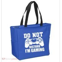 Do Not Disturb IM Gaming Late Night Gamer Game Mode Gear Gift Tote Bag thumb 2