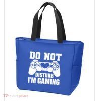 Do Not Disturb IM Gaming Late Night Gamer Game Mode Gear Gift Tote Bag thumb 3
