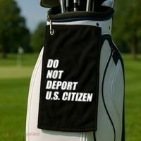 Do Not Deport Us Citizen Golf Towel thumb 2