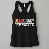Democracy Not Dictatorship Women's Tank Top thumb 3