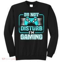 Do Not Disturb I'm Gaming Funny Gamer Video Games Boys Sweatshirt thumb 0