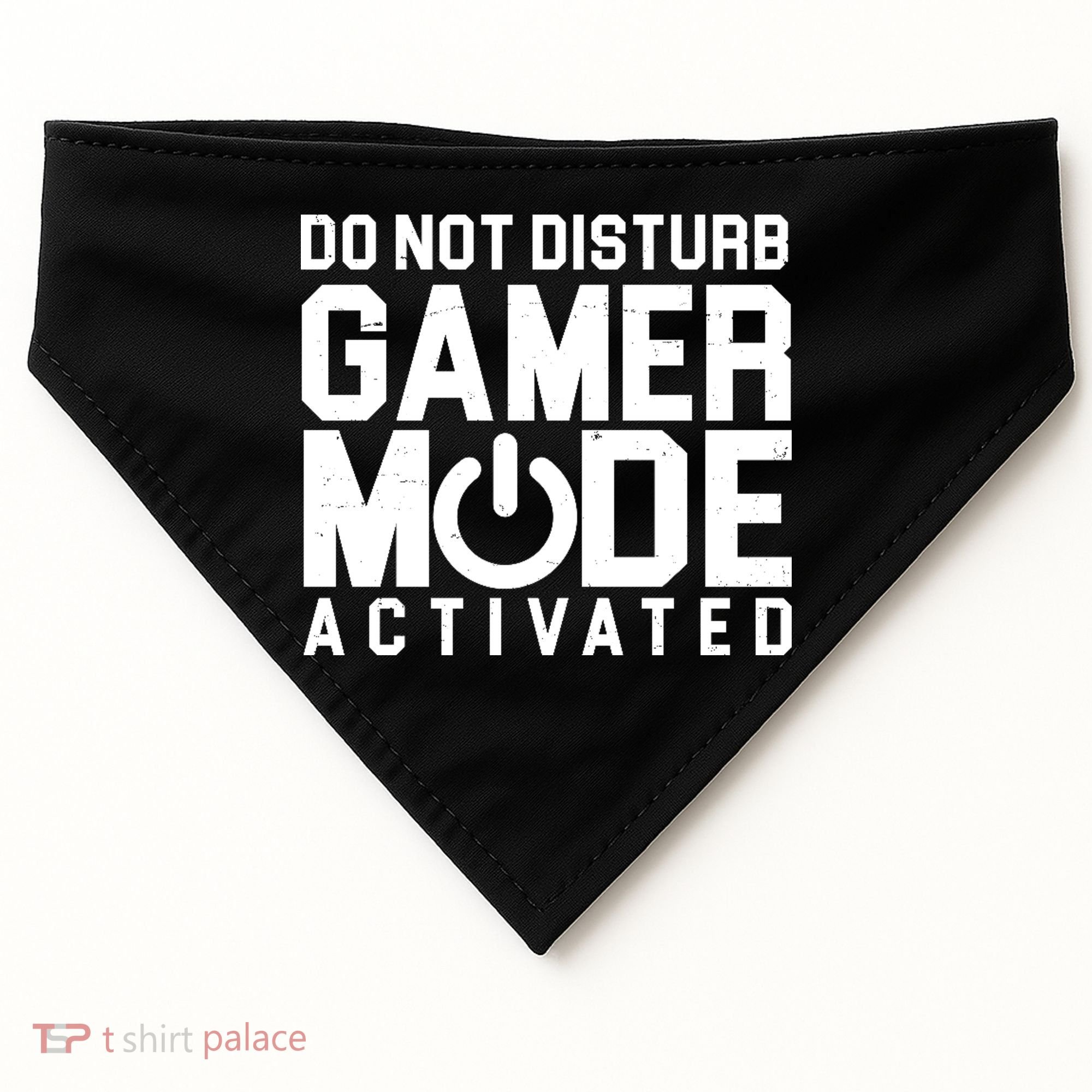 Do Not Disturb Gamer Mode Activated USA-Made Doggie Bandana