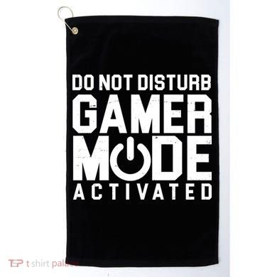 Do Not Disturb Gamer Mode Activated Golf Towel