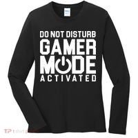 Do Not Disturb Gamer Mode Activated Women's Long Sleeve Shirt thumb 0