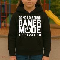 Do Not Disturb Gamer Mode Activated Kids Hoodie thumb 3