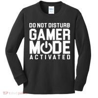 Do Not Disturb Gamer Mode Activated Kids Long Sleeve Shirt thumb 0