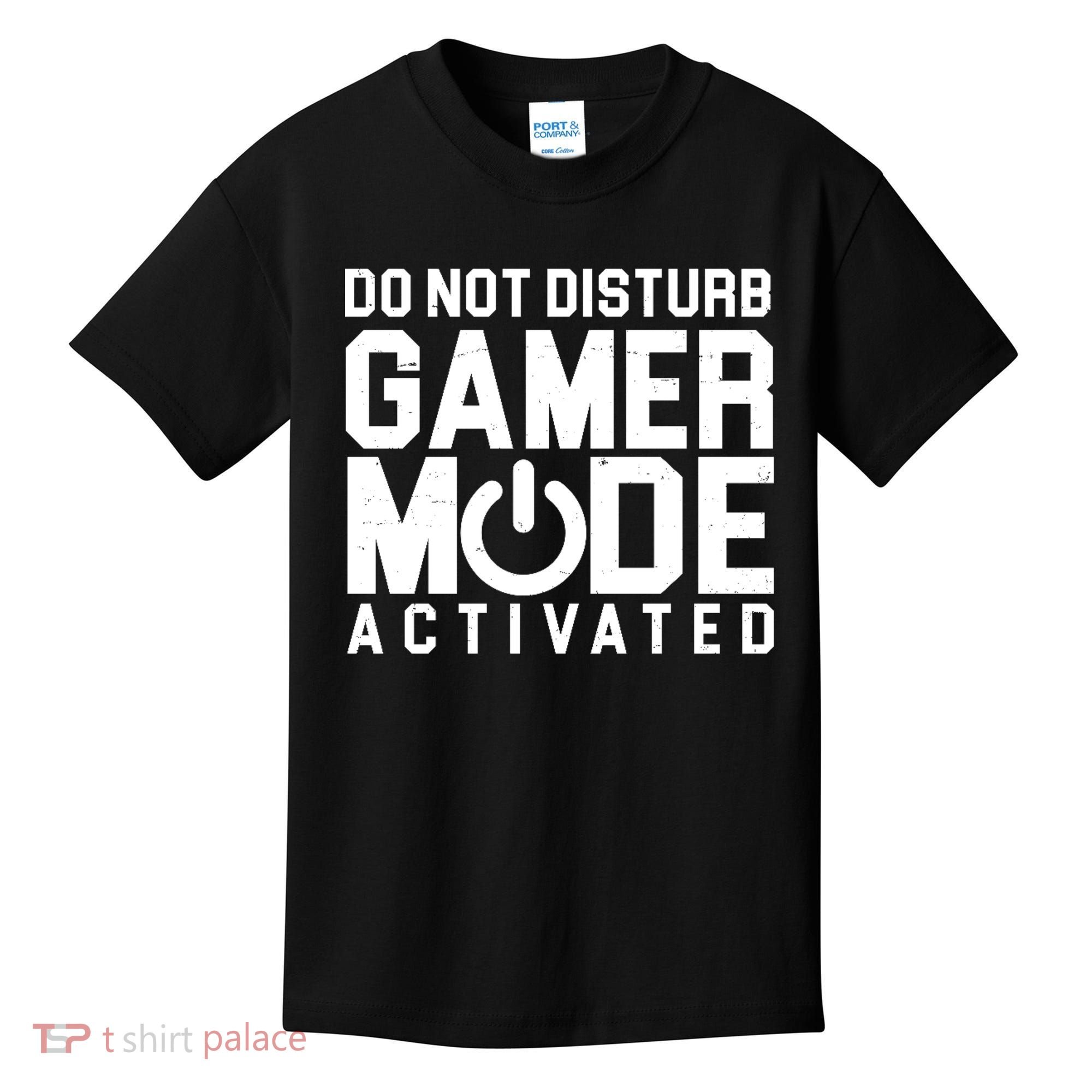 Do Not Disturb Gamer Mode Activated Kids T-Shirt
