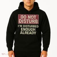 Do Not Disturb IM Disturbed Enough Already Sarcastic Hoodie thumb 2