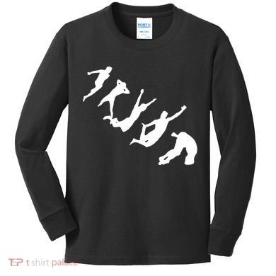 Dods Norwegian Death Diving Freestyle Kids Long Sleeve Shirt