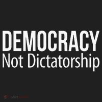 Democracy Not Dictatorship Women's Sweatshirt thumb 2