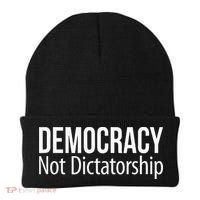 Democracy Not Dictatorship Beanie thumb 0