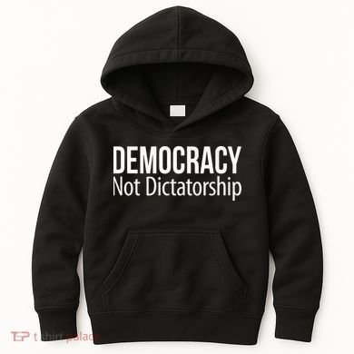Democracy Not Dictatorship Kids Hoodie