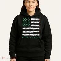 Dope Nation Flag Marijuana 420 Leaf Weed Weed Day Cannabis Funny Hoodie thumb 5