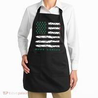 Dope Nation Flag Marijuana 420 Leaf Weed Weed Day Cannabis Funny Apron thumb 2