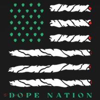 Dope Nation Flag Marijuana 420 Leaf Weed Weed Day Cannabis Funny Apron thumb 3